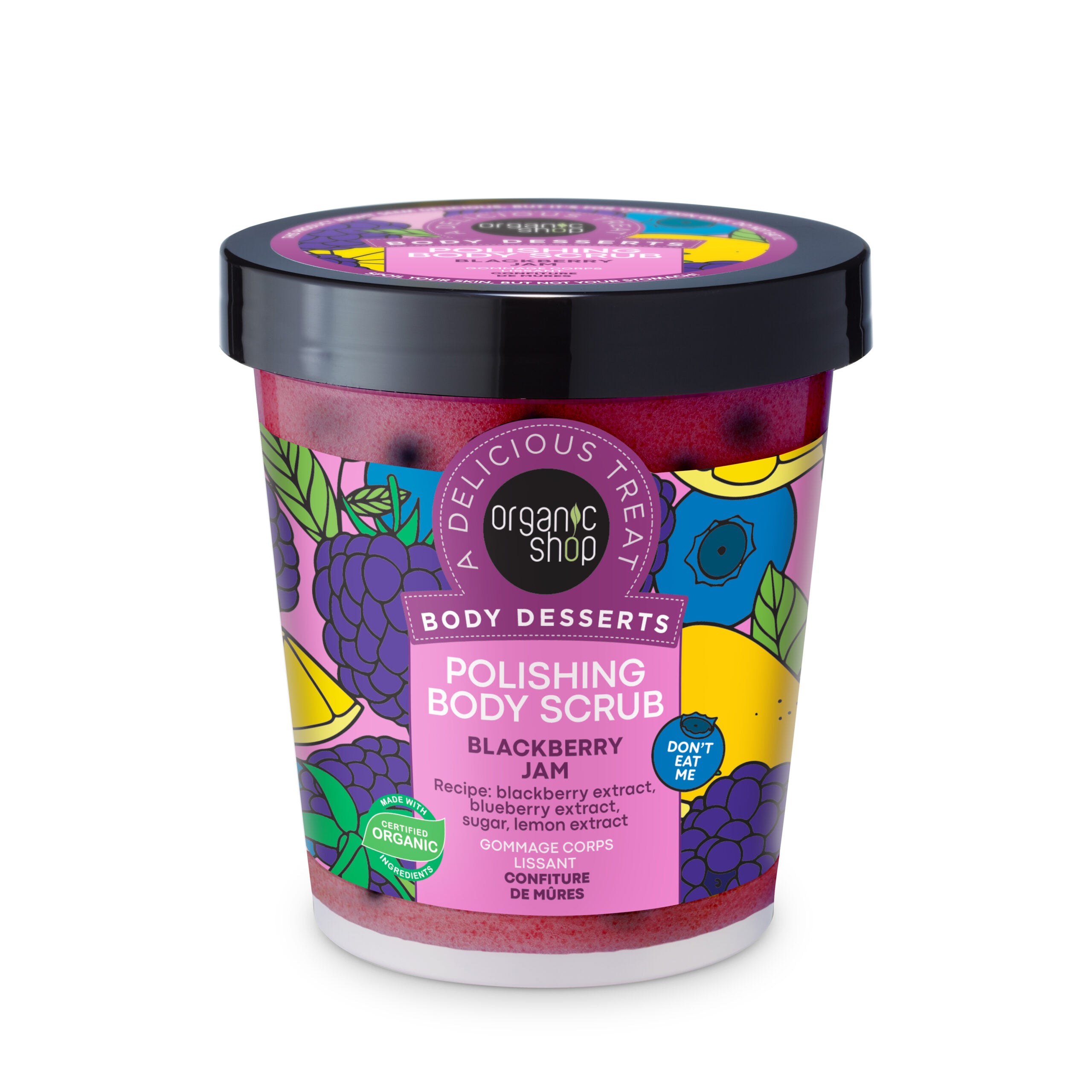 Polishing Body Scrub Blackberry Jam