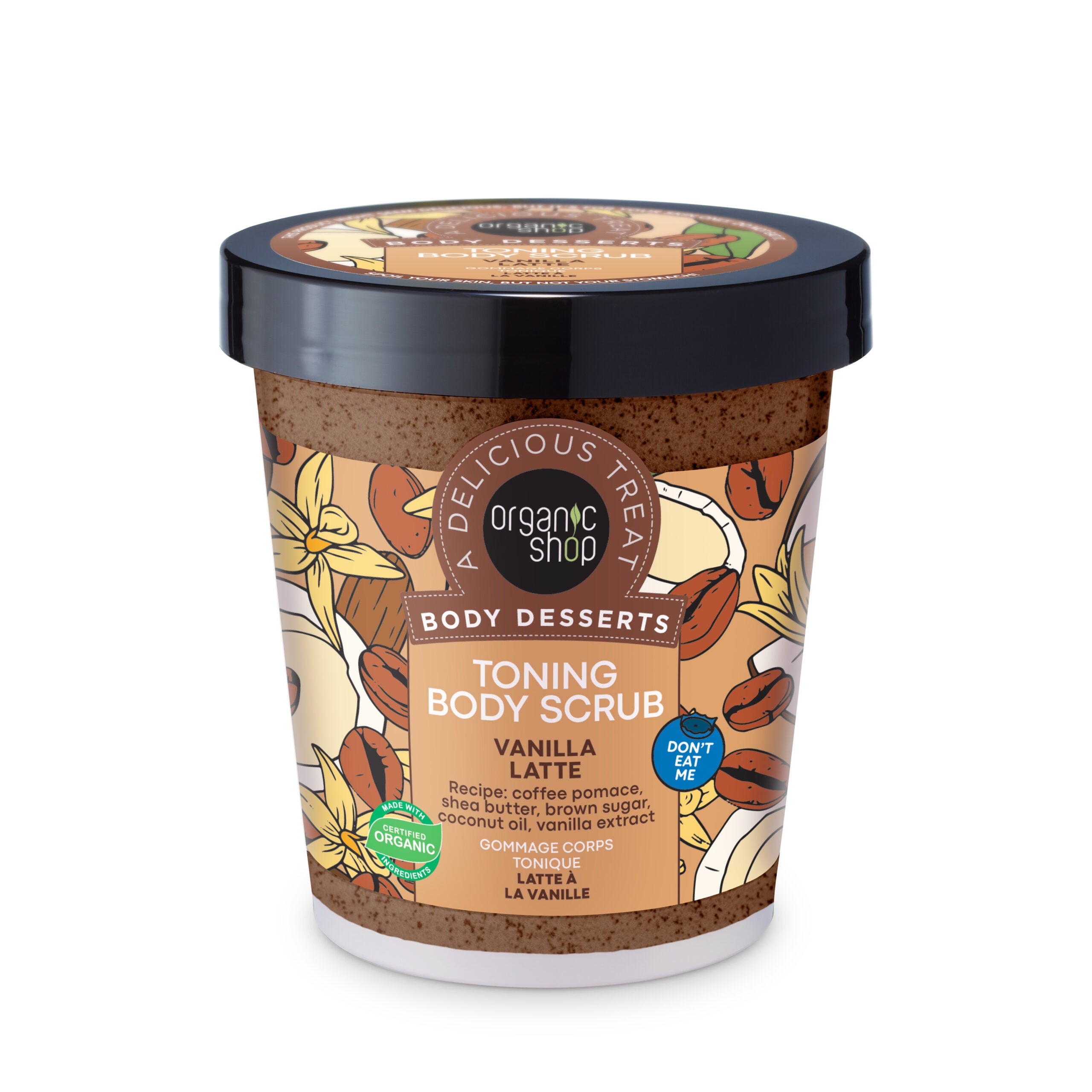 Toning Body Scrub Vanilla Latte