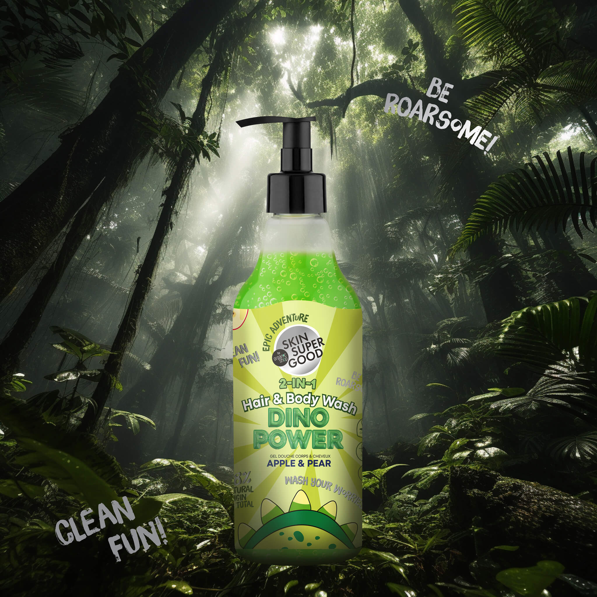 Dino Power. 2-in-1 Hair & Body Wash
