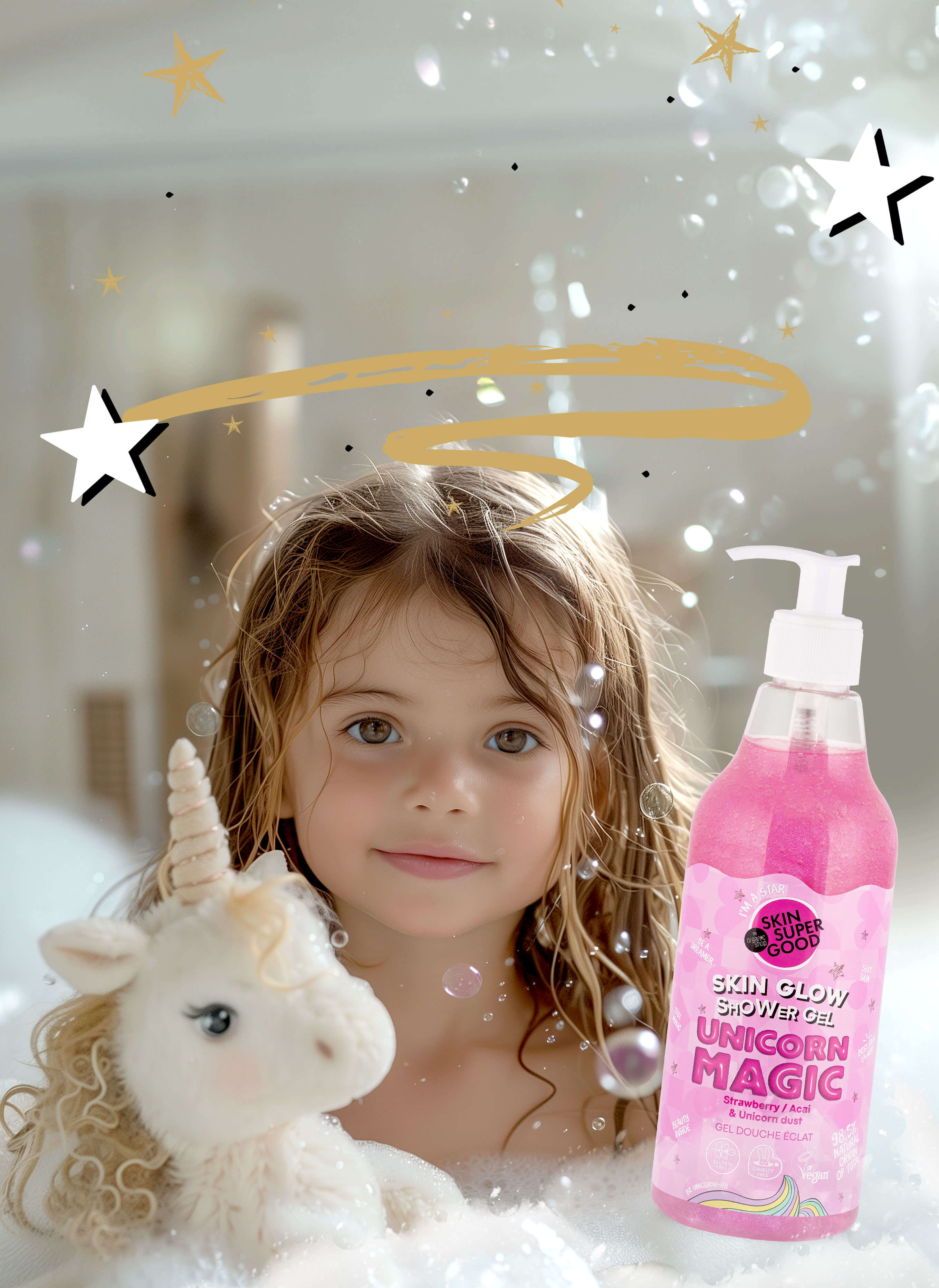 Unicorn Magic. Refreshing Shower Gel. I’M A Star!