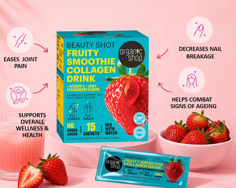 Food Supplement BEAUTY SHOT Fruity Smoothie Collagen Drink