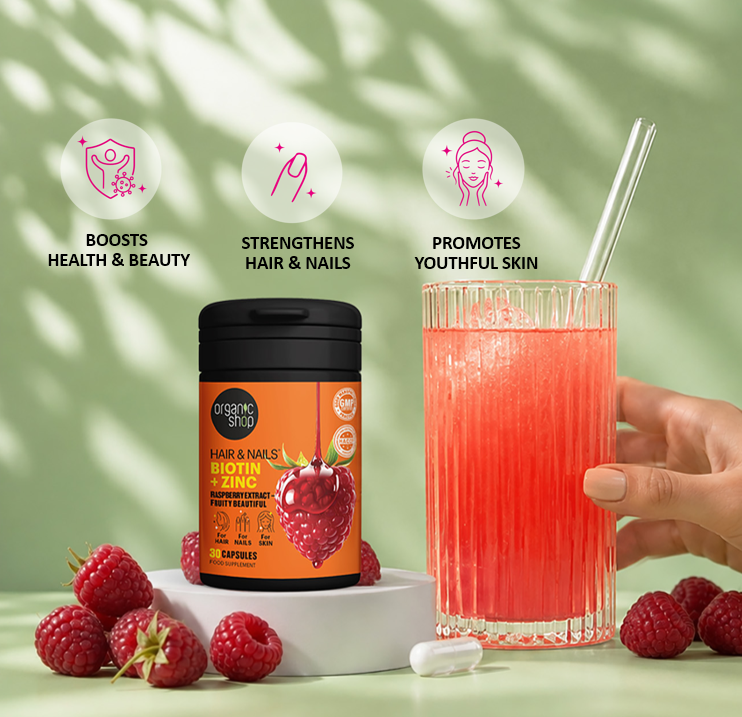 Food Supplement HAIR & NAILS Biotin + Zinc
