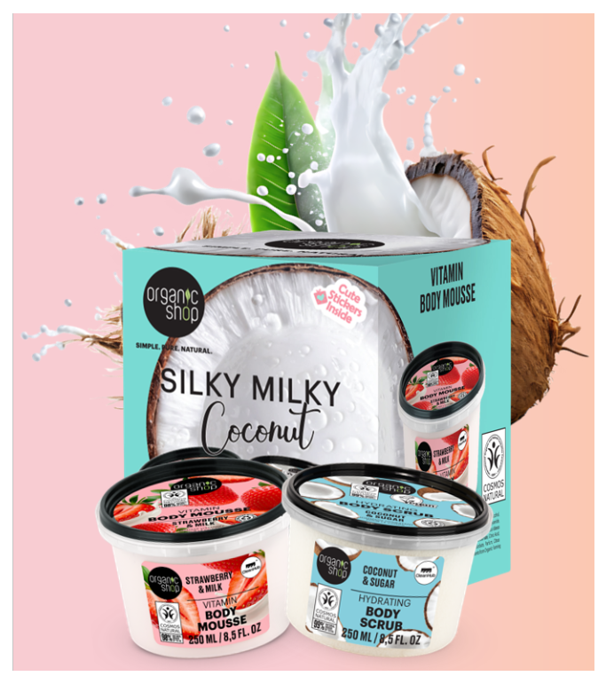 Silky Milky Coconut Beauty Set