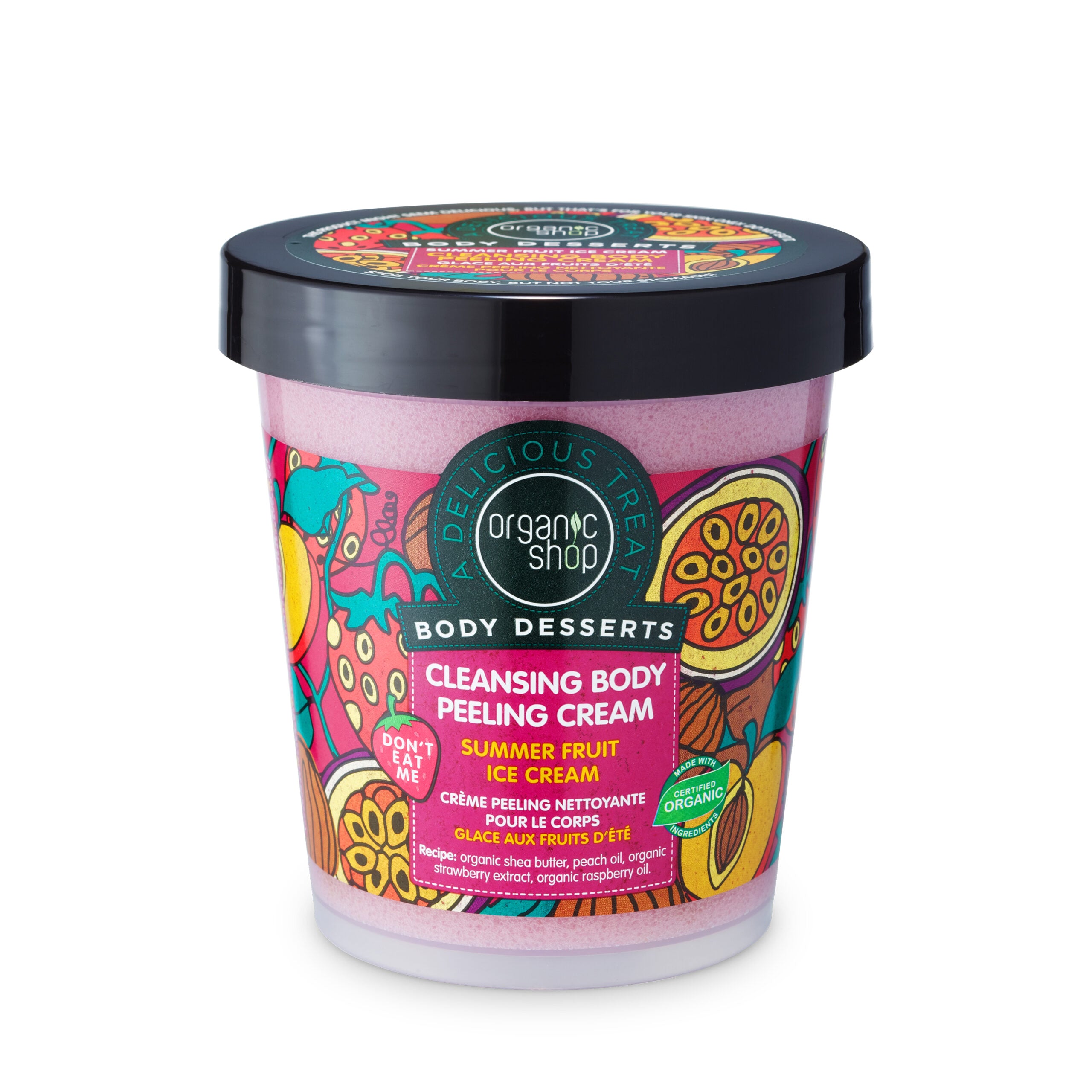 Summer Fruit Ice Cream Cleansing Body Peeling Cream