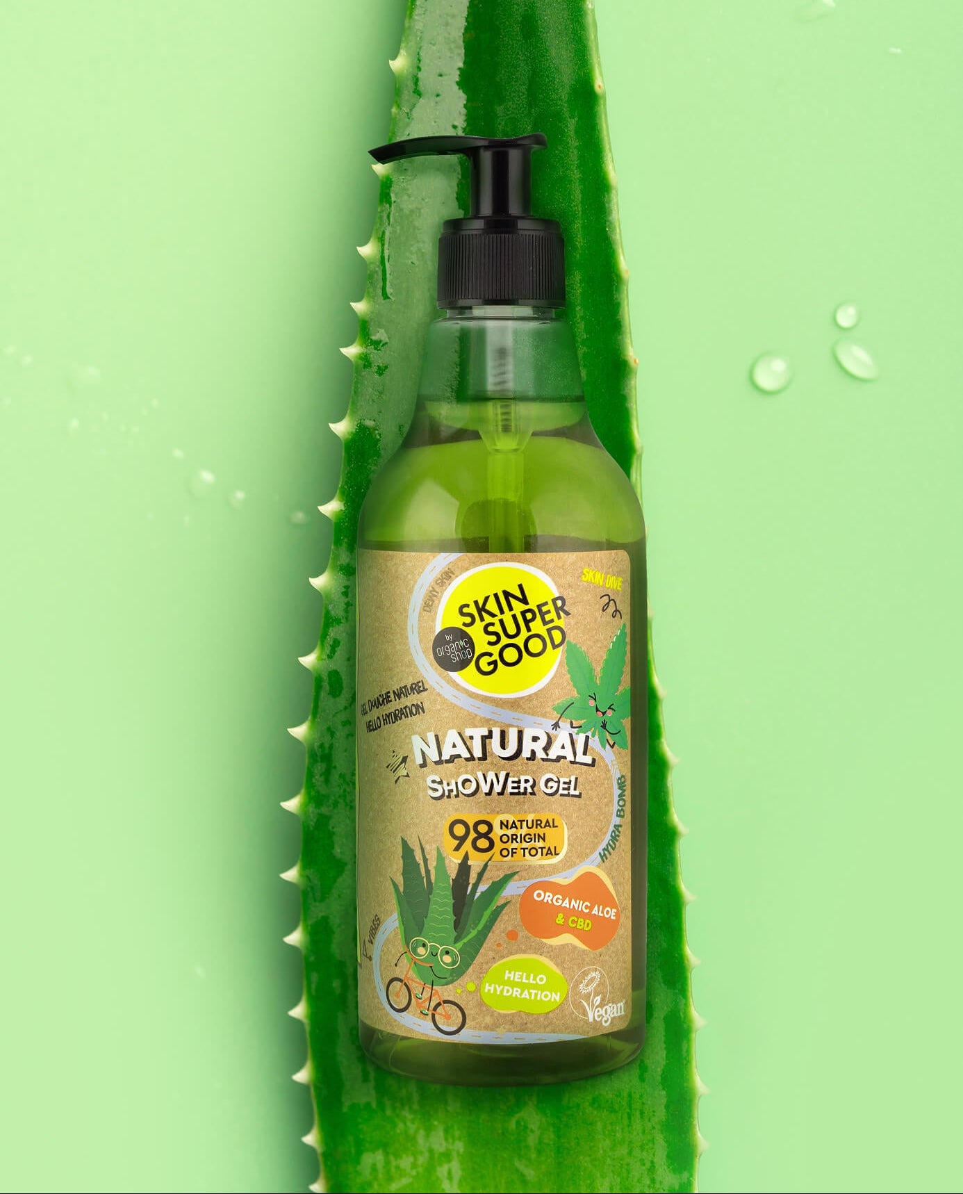 Natural Shower Gel "Hello Hydration"