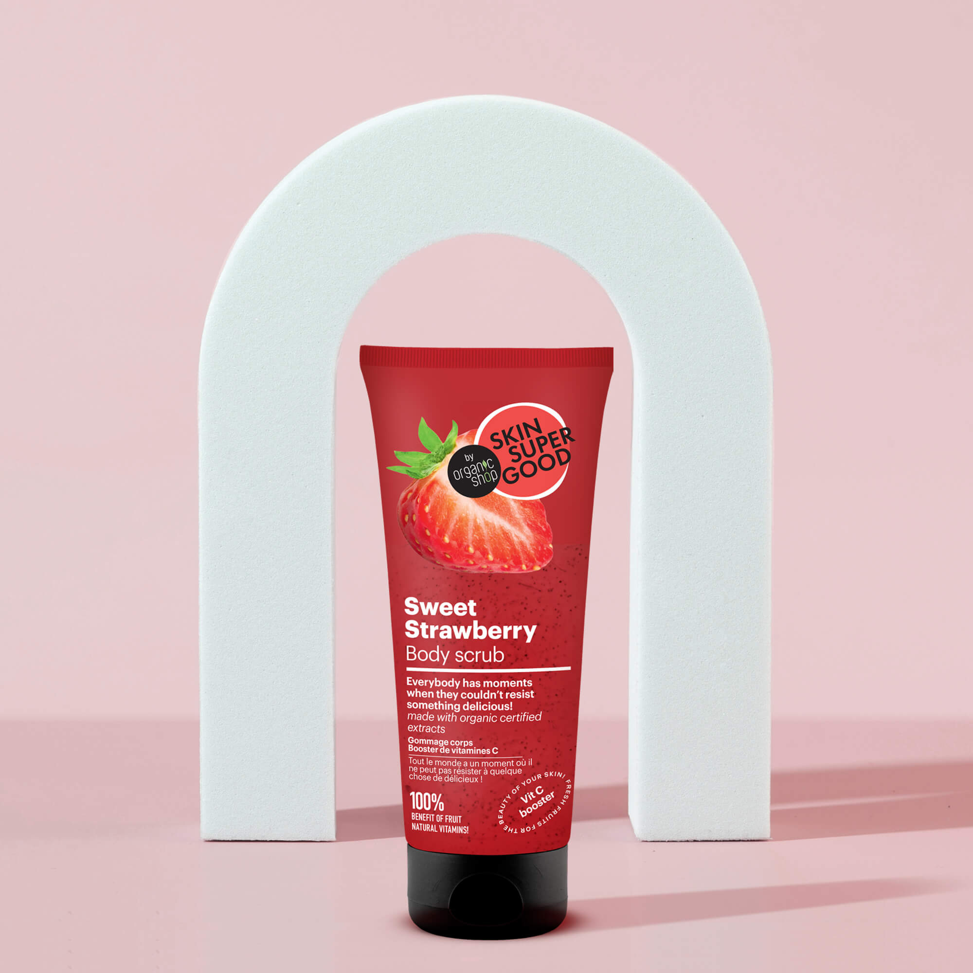 Sweet Strawberry Body Scrub. Vitamin C Booster