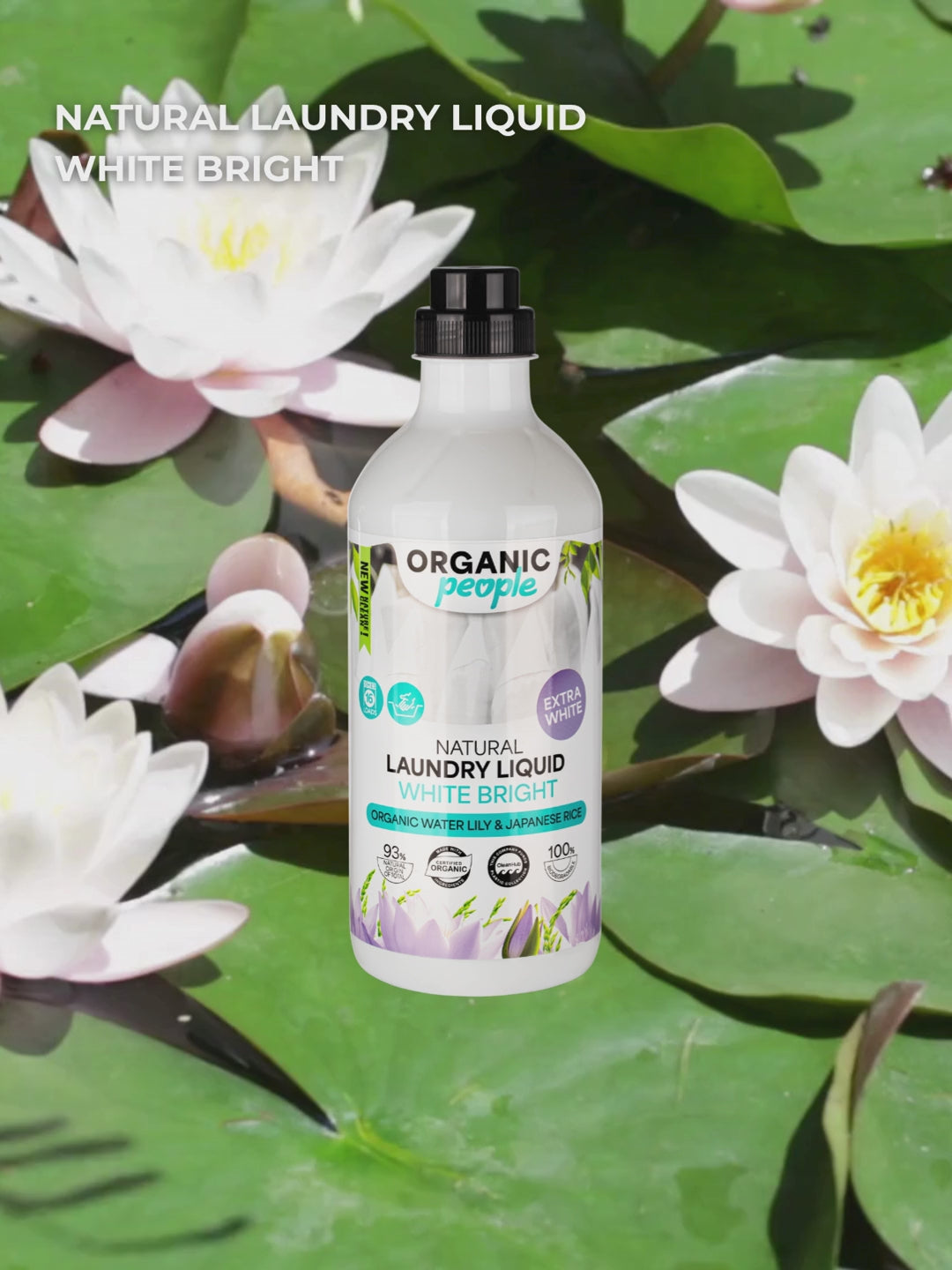 Lataa video: Organic People. Laundry Liquid White Bright