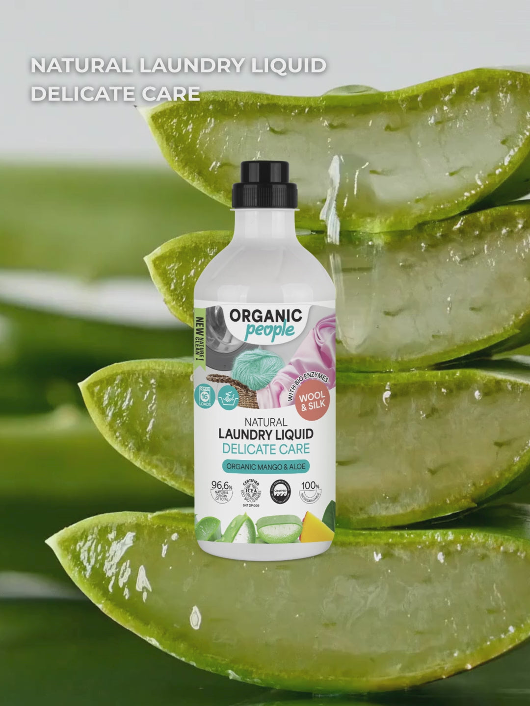 Lataa video: Organic People. Laundry Liquid Delicate Care