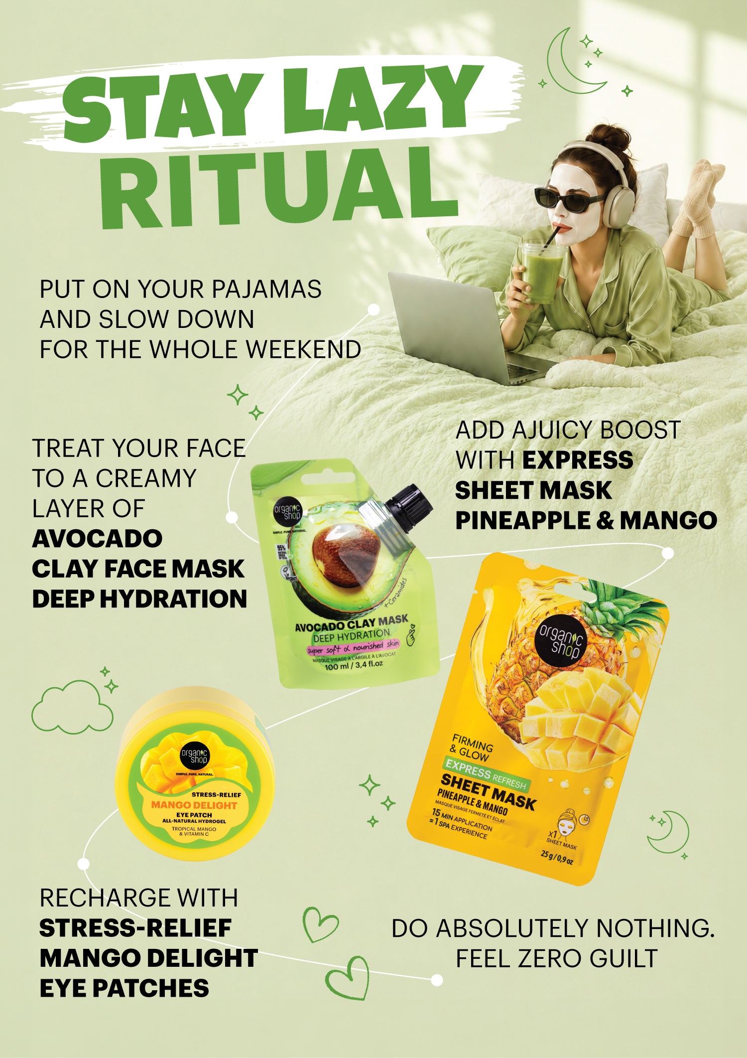 Avocado Clay Face Mask Deep Hydration